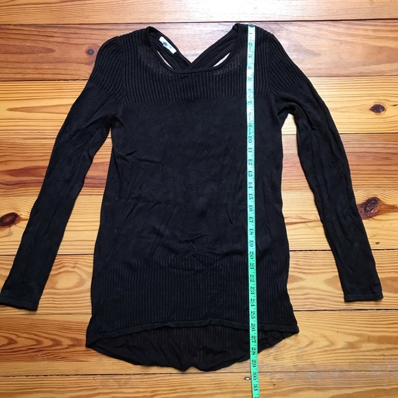 Maurices Black Cross-back Sweater, EUC, S - Picture 7 of 13